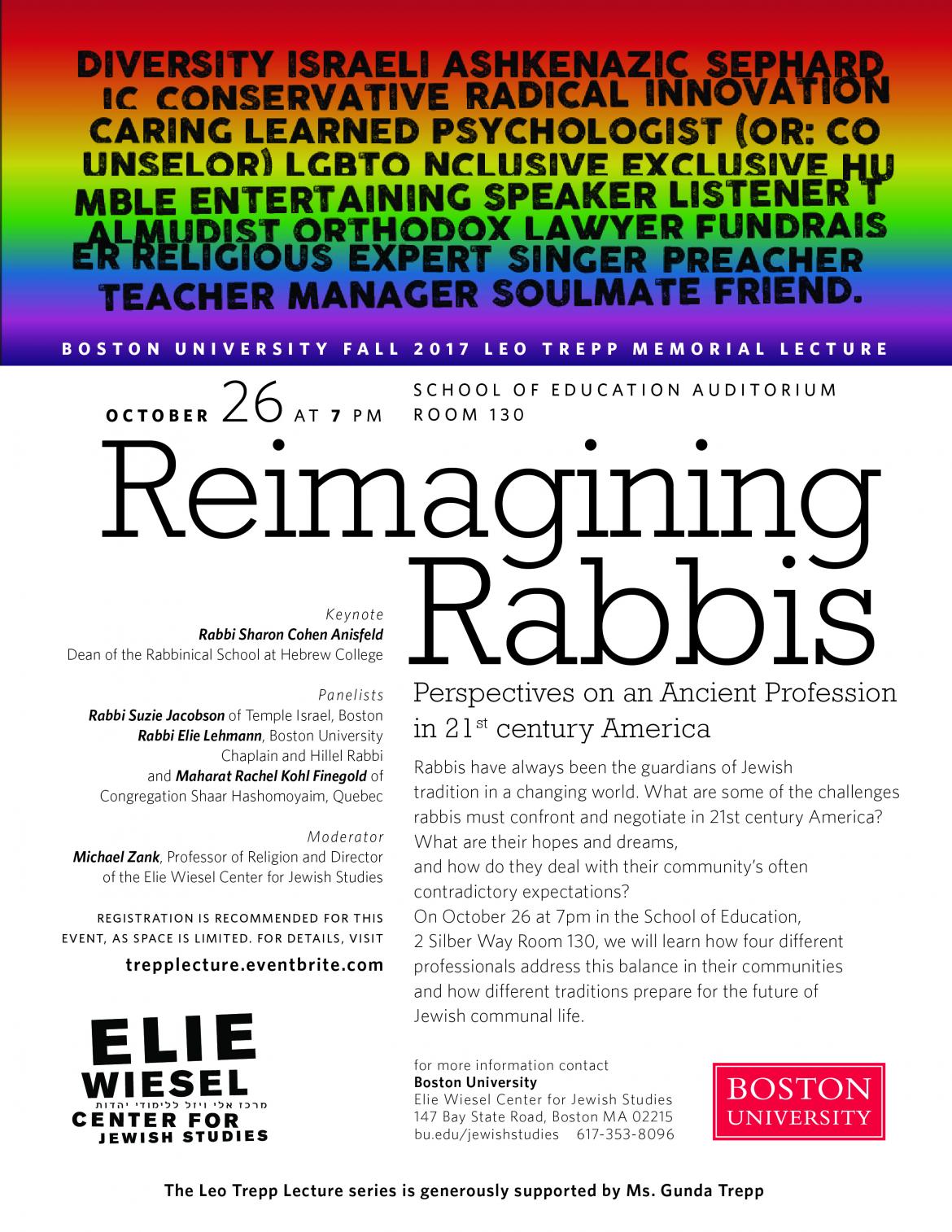 Reimagining Rabbis Flyer 