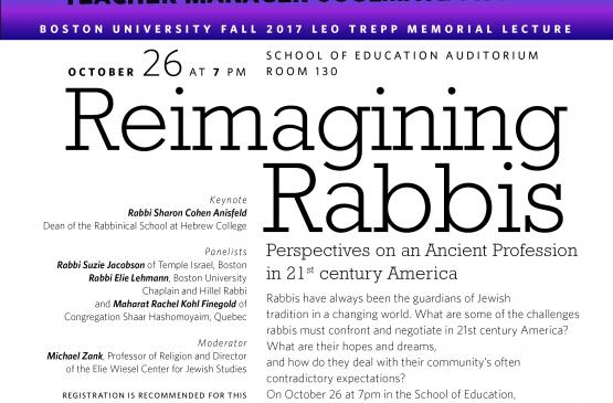 Reimagining Rabbis Flyer 